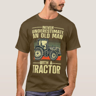 Coola Tractor För manar Pappa Grandpa Farmer Drive T Shirt