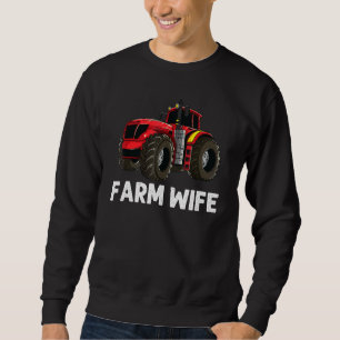 Coola Tractor for Women Moster Big Farming Fordon Lång Ärmad Tröja