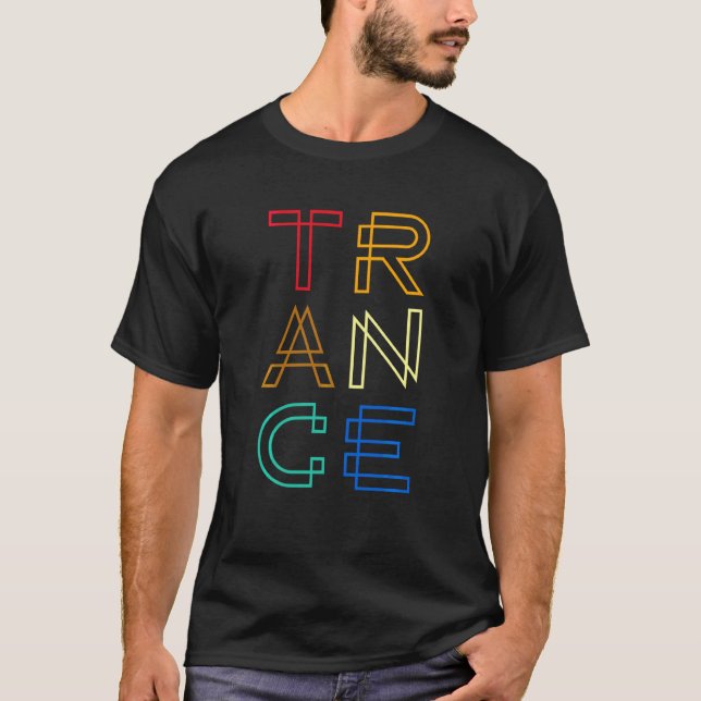 Coola Trance and House Music Design Edm Techno Dj  T Shirt (Framsida)