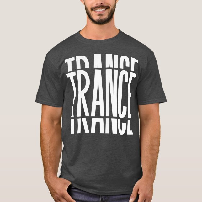 Coola Trance - House DJ Music LES T Shirt (Framsida)