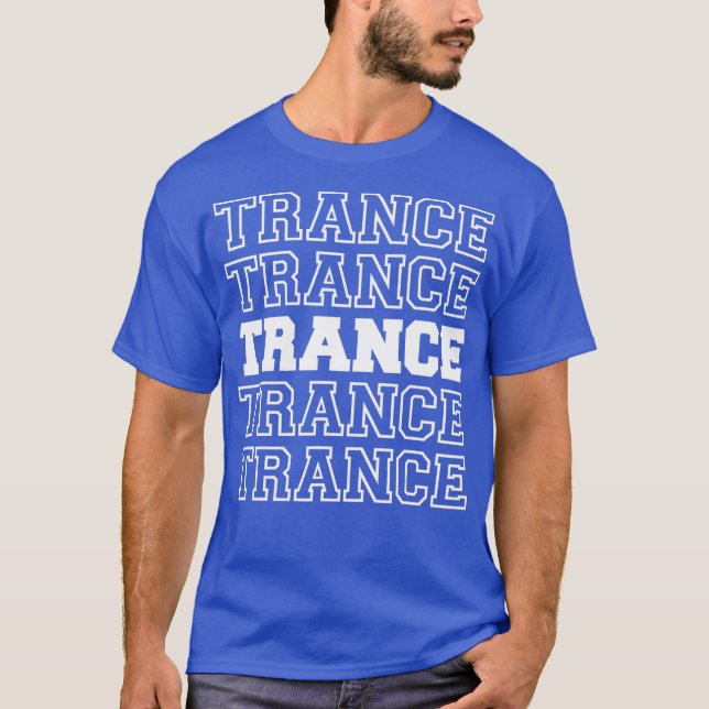 Coola Trance - House DJ Music LES T Shirt (Framsida)