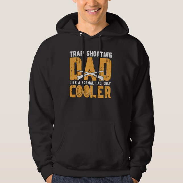 Coola Trap Tagning Pappa Trap Tagning Far Hoodie (Framsida)