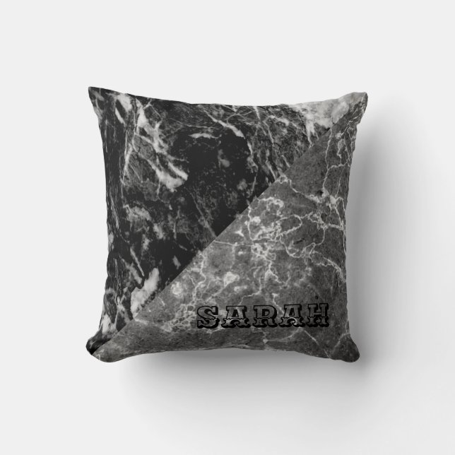 Coola Trendig Black Marble Kudde (Framsida)