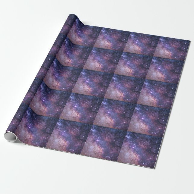 Coola Trendig Galaxy Presentpapper (Utrullad)