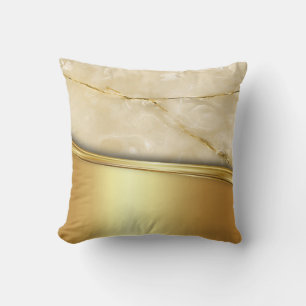 Coola Trendig Guld Marble Kudde