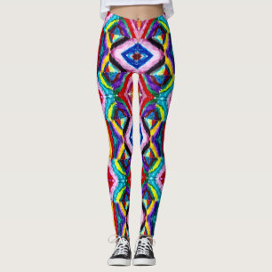 Coola Trendig Höppsyra Rave Party Leggings