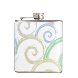 Coola, trendig, moderna borstar från vatten färg fickplunta