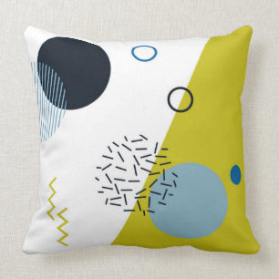 Coola trendig som är modern, geometrisk Memphis Kudde