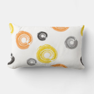 Coola, trendig, stads- och modernt färgborste lumbarkudde