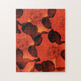 Coola, trendig, unik digital konst av blomman möns pussel