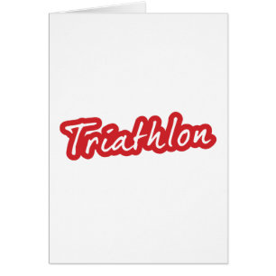 Coola Triathlon-design Hälsningskort