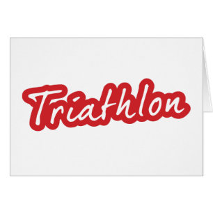 Coola Triathlon-design Hälsningskort
