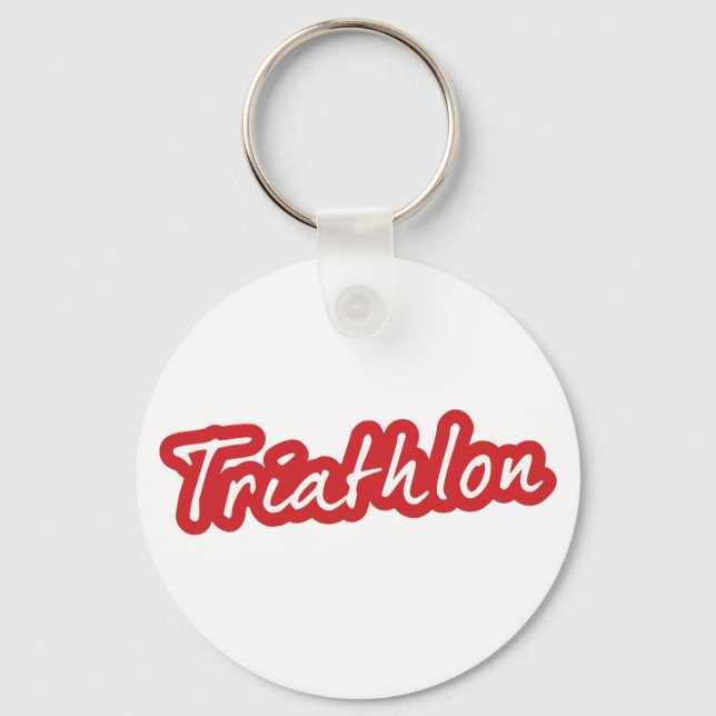 Coola Triathlon-design Nyckelring (Framsida)