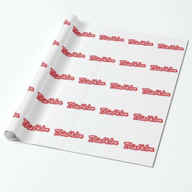 Coola Triathlon-design Presentpapper (Utrullad)