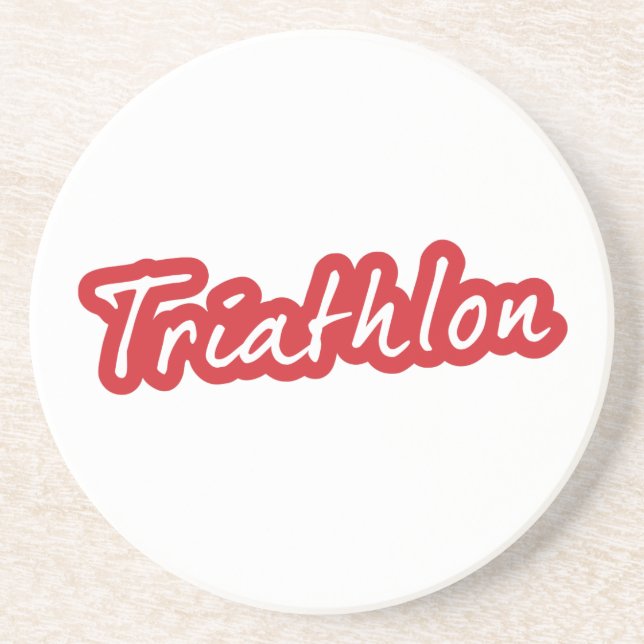 Coola Triathlon-design Underlägg Sandsten (Framsidan)