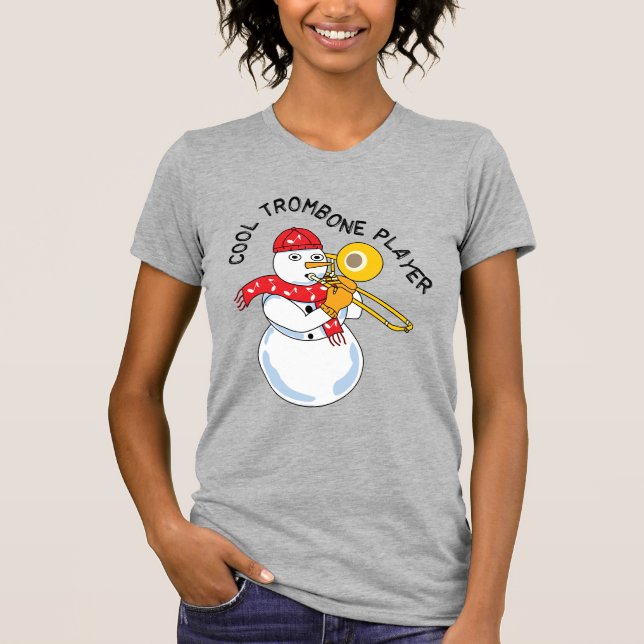 Coola Trombone Player T Shirt (Framsida)