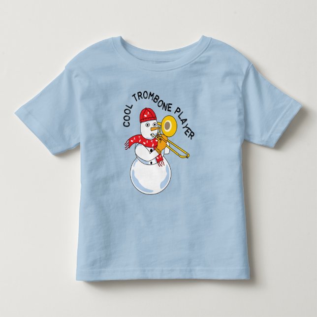 Coola Trombone Player T Shirt (Framsida)