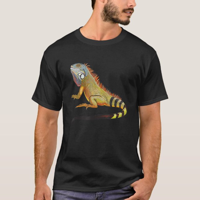 Coola Tropical Iguana Lizard, Pet Gift T Shirt (Framsida)