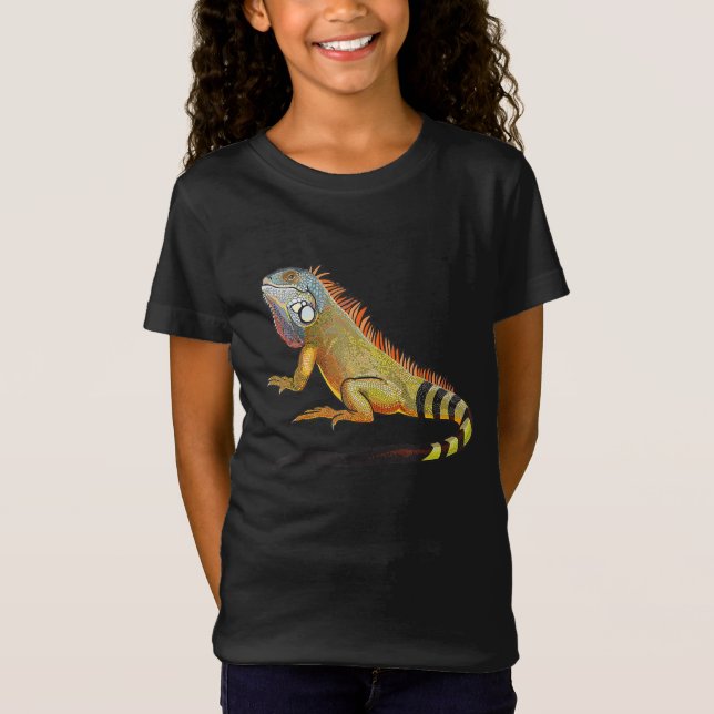 Coola Tropical Iguana Lizard, Pet Gift T Shirt (Framsida)