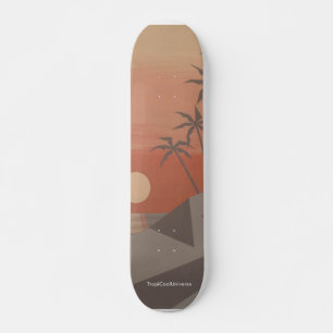 COOLA TROPIKS Skateboard Bräda 20,5 Cm