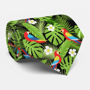 Coola tropiska strandparroter i rutor slips