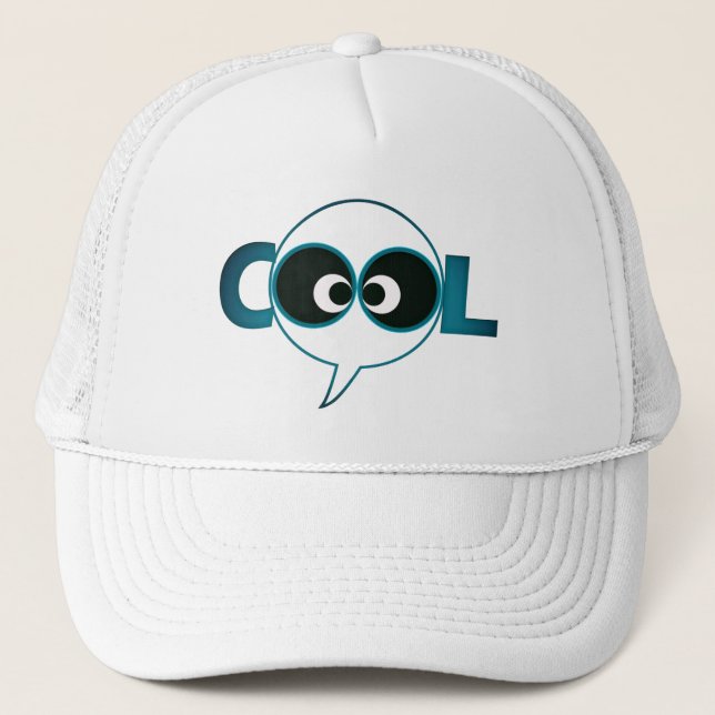 Coola Truckerkeps med lustiga accenter (Framsida)