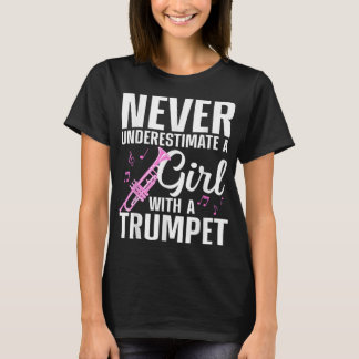 Coola Trumpet for Women Girls Marching Band Trumpe T Shirt