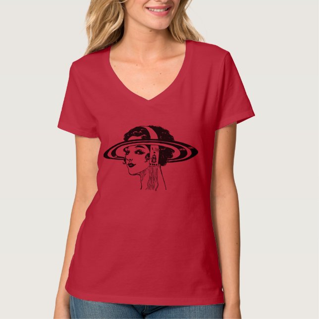 Coola TShirt-design (Mättnad Hat) Tee (Framsida)