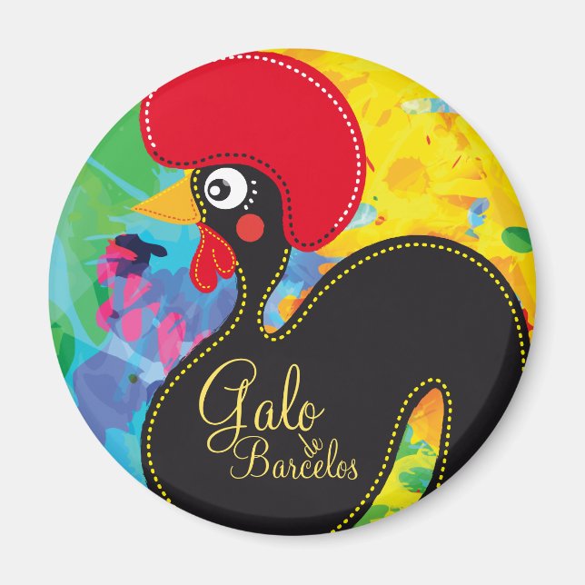 Coola Tupp i Portugal #01 - Galo de Barcelona Magnet (Framsidan)