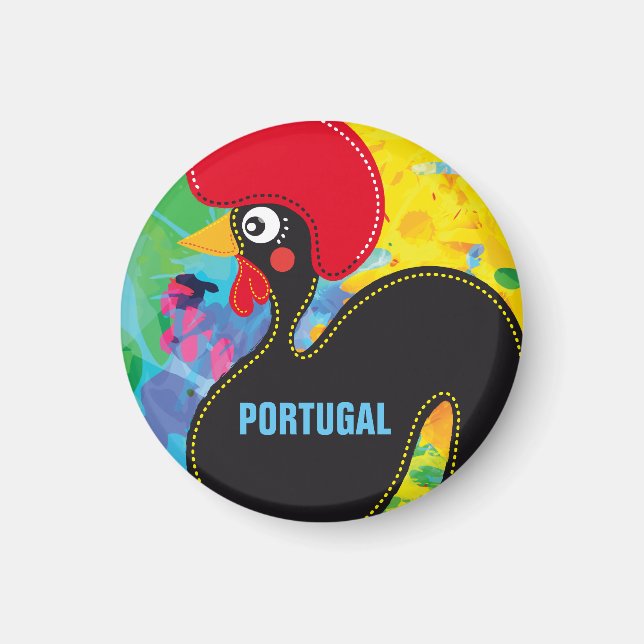 Coola Tupp i Portugal Magnet (Framsidan)