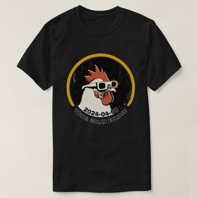 Coola tupp Total solnedgång 2024 T Shirt (Design framsida)