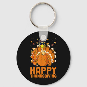 Coola Turkey Salting Fall Vibes Autumn Funny Tack Nyckelring