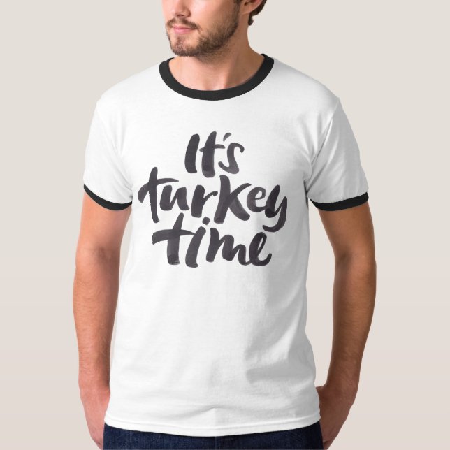 Coola Turkiet:s Thanksgiving om Turkiet T-shirt (Framsida)