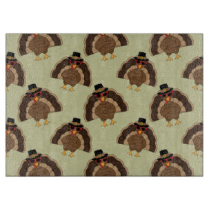 Coola Turkiet Thanksgiving roligt brun grönt mönst