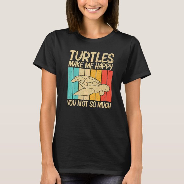 Coola Turtle För manar Women Sea Turtle Aquatic An T Shirt (Framsida)