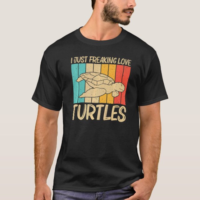 Coola Turtle För manar Women Sea Turtle Aquatic An T Shirt (Framsida)