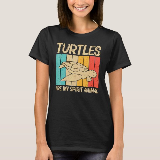 Coola Turtle För manar Women Sea Turtle Aquatic An T Shirt (Framsida)