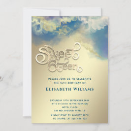 Coola-typografi Abstrakt alkohol bläck guld modern Inbjudningar