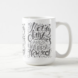 Coola Typografi God jul Gott nytt år Kaffemugg