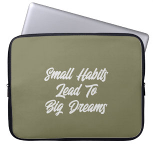 Coola Typografi inspirationstext Manar Laptop Fodral