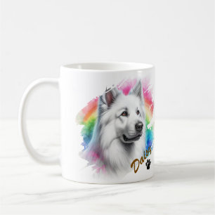 Coola Typografi Namn Pets enkla moderna Kaffemugg