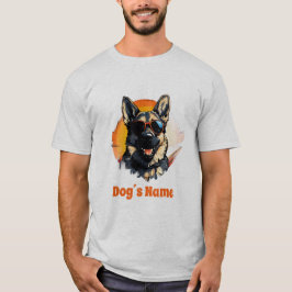 Coola Tyska fårbesättning med solglasögon T Shirt