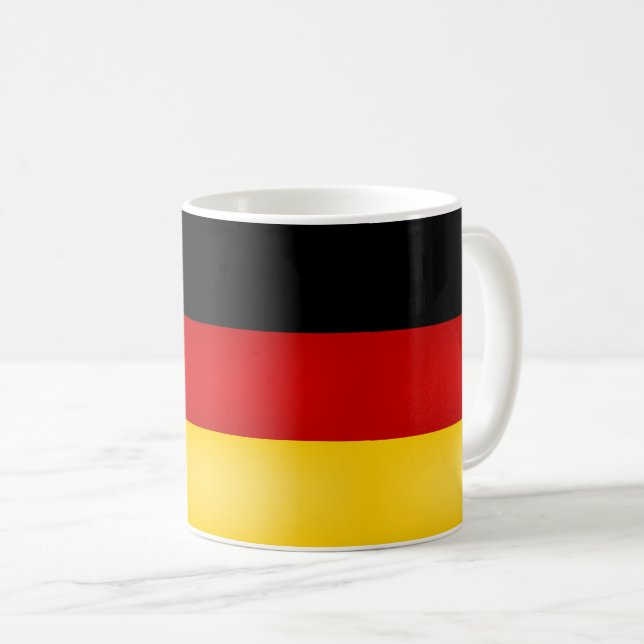 Coola Tyska Flagga Kaffemugg (Framsida höger)