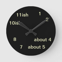 Coola Uber Geek Hipster Black One-ish Clock 2