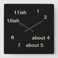 Coola Uber Geek Hipster Black One-ish Clock 3