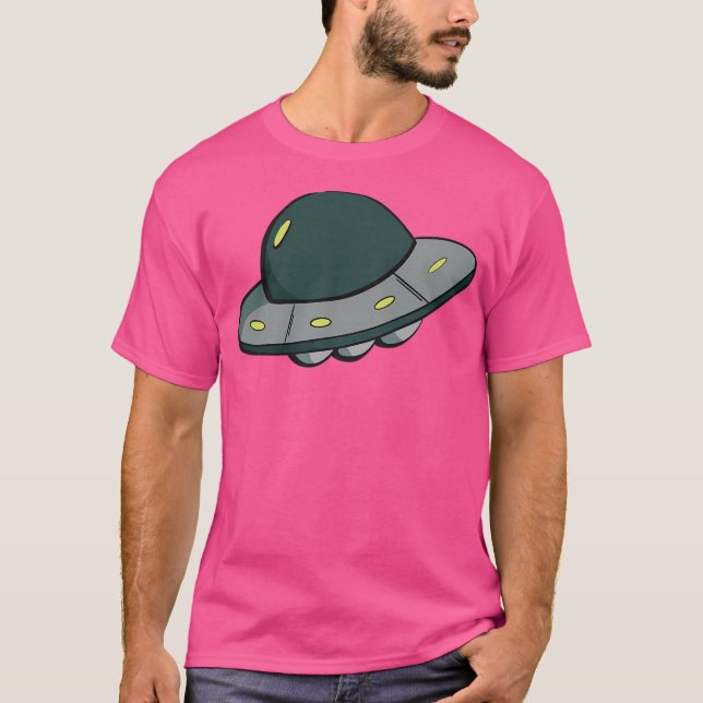 Coola Ufo Design T Shirt (Framsida)