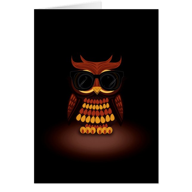 COOLA UGGLA 2 HÄLSNINGSKORT (Framsidan)