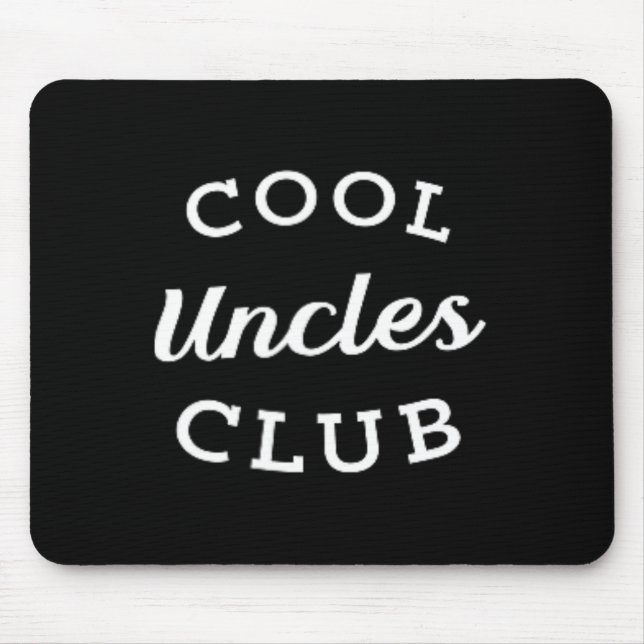 Coola Uncles Klubb Best farbror All Funny Fars dag Musmatta (Framsidan)