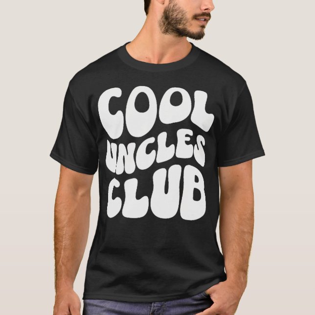 Coola Uncles Klubb Best farbror All Gravid Announc T Shirt (Framsida)