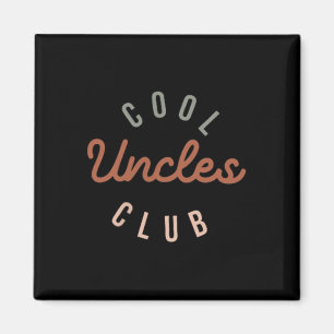 Coola Uncles Klubb Best farbror nånsin Funny Pocke Magnet